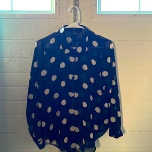 Black and white polkadotss